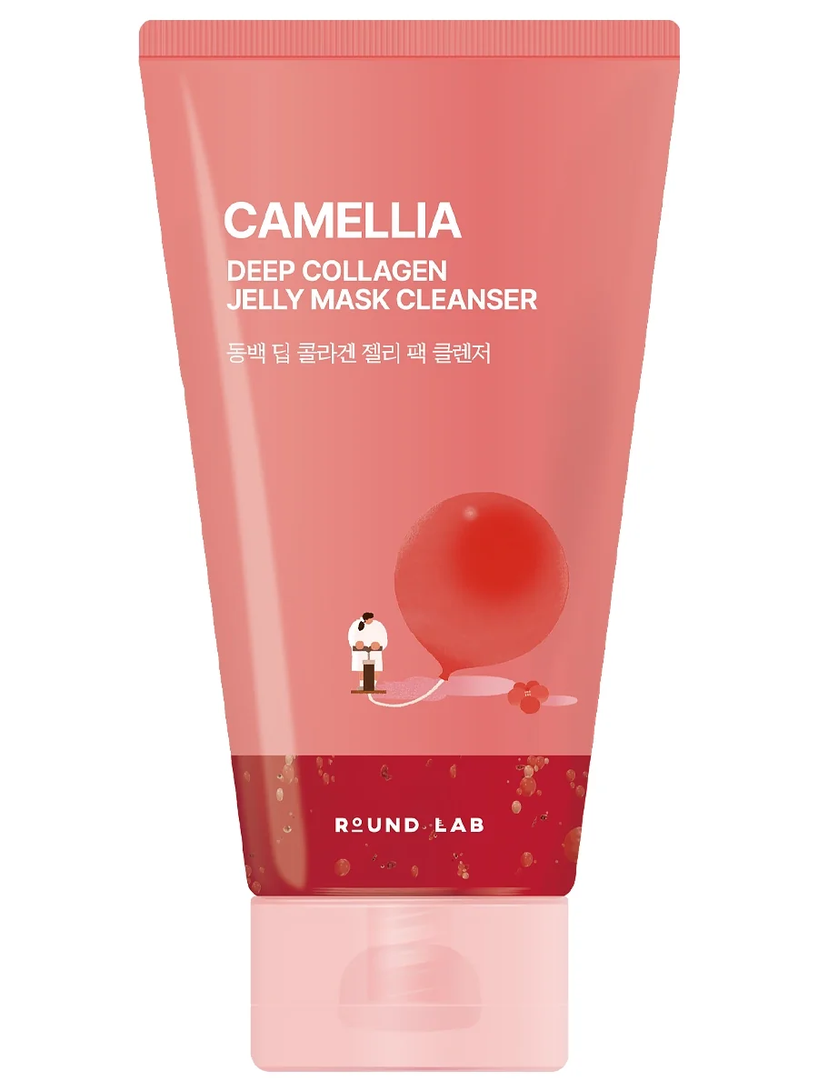 ROUND LAB Camellia Deep Collagen Jelly Mask Cleanser